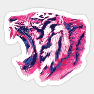 The Pink Roar Sticker